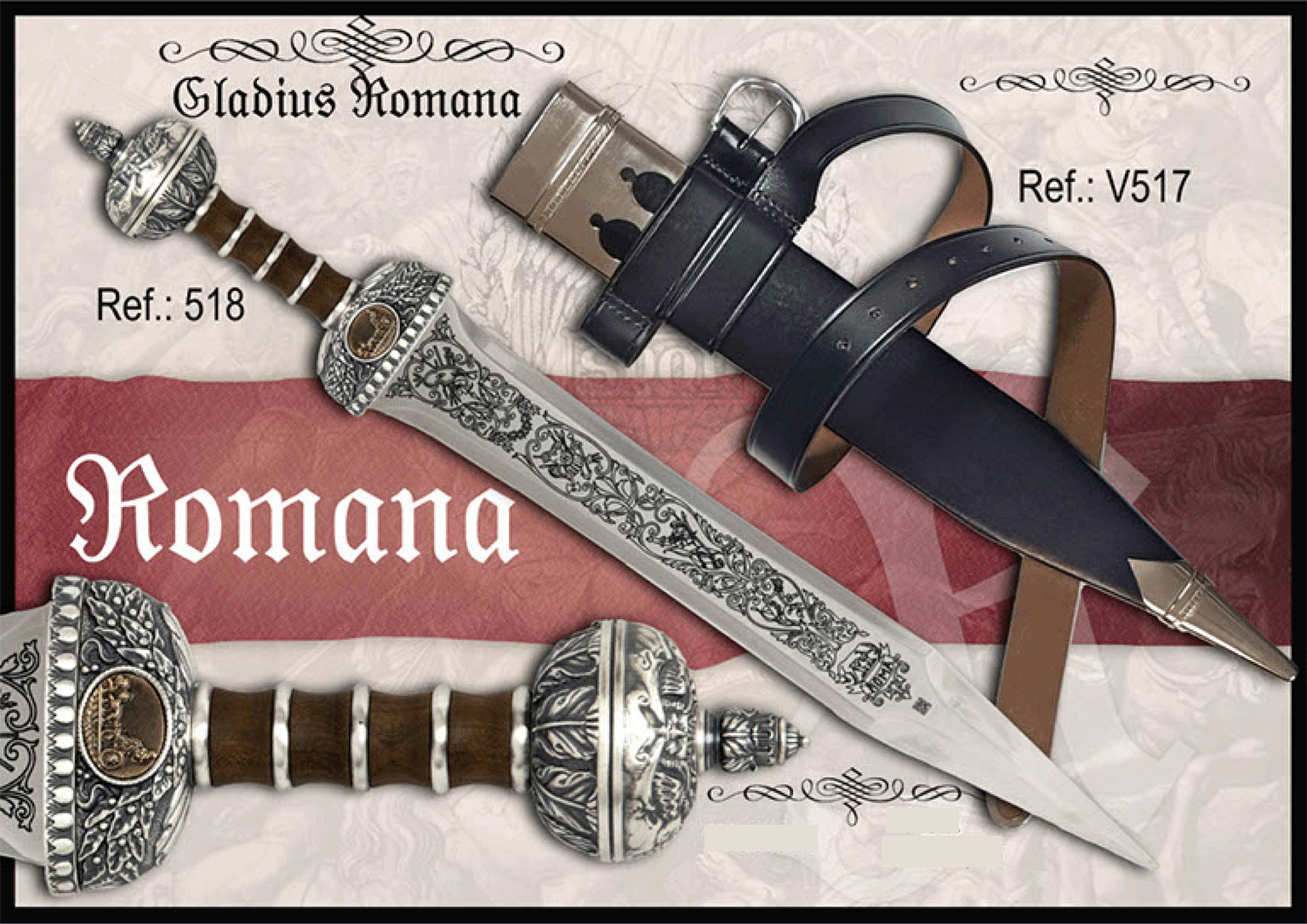 Fourreau pour Glaive Romain - Glaive romaine Jules César