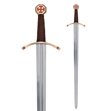 Épée Templière - Épée templière avec gaine