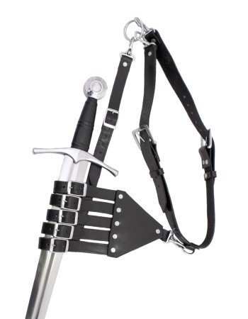 Ceinture d'épée médiévale - pour rapières, sabres et épées