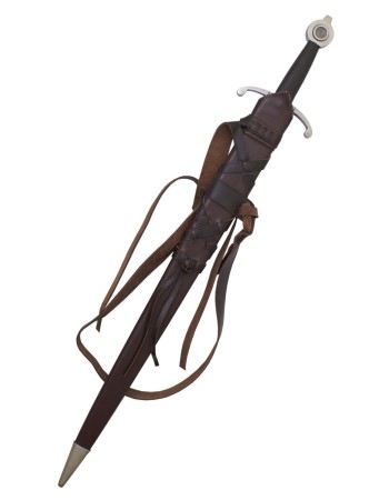 Fourreau d'épée avec ceinture en cuir