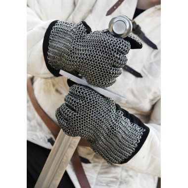 Gants en maille de fer