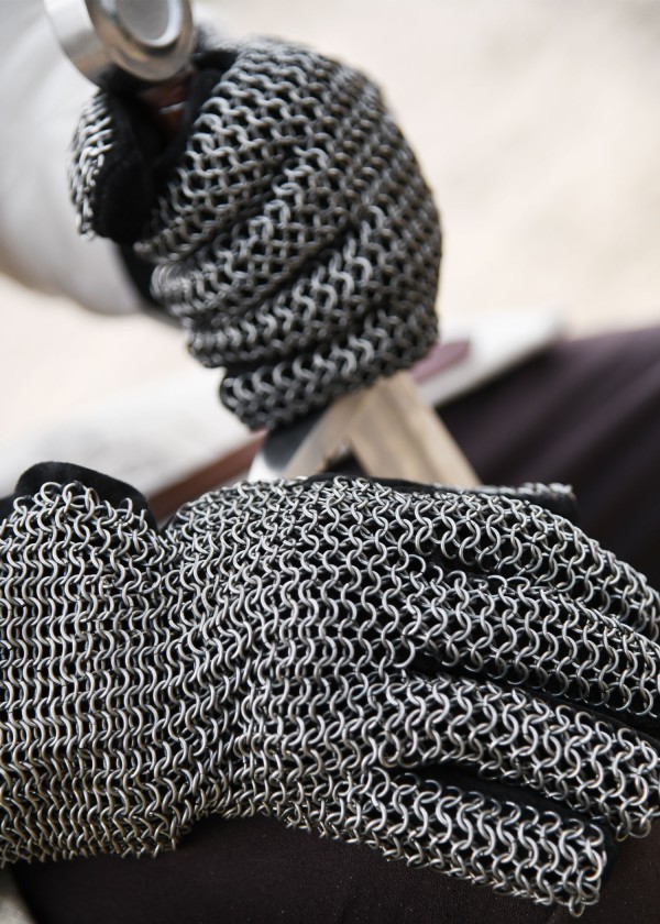 Gants en maille de fer