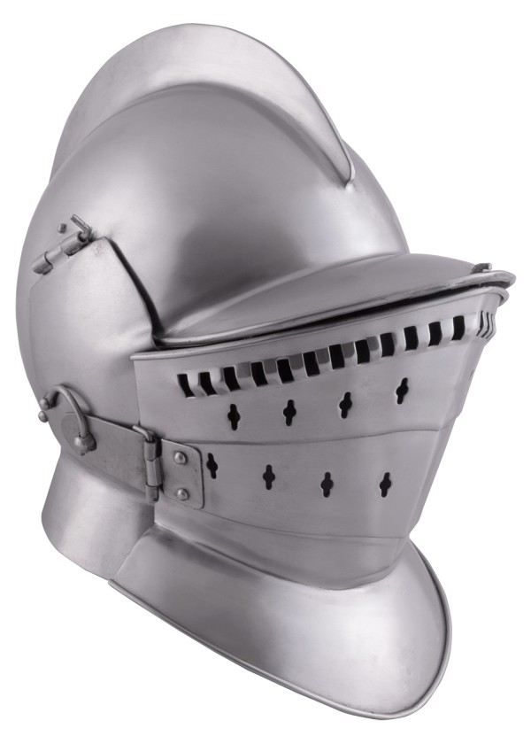 Casque Burgonet - acier 2 mm