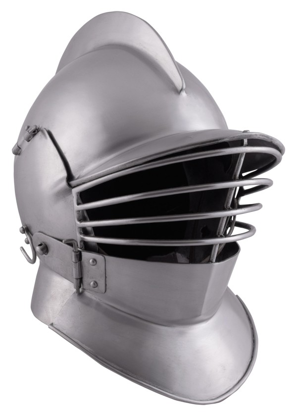 Casque Burgonet - acier 2 mm