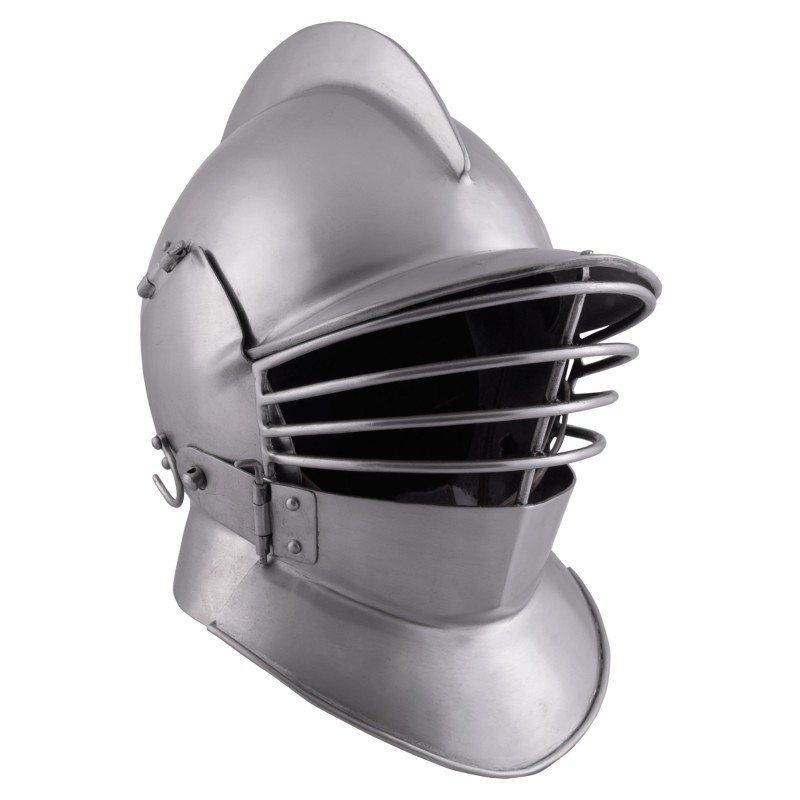 Casque Burgonet - acier 2 mm