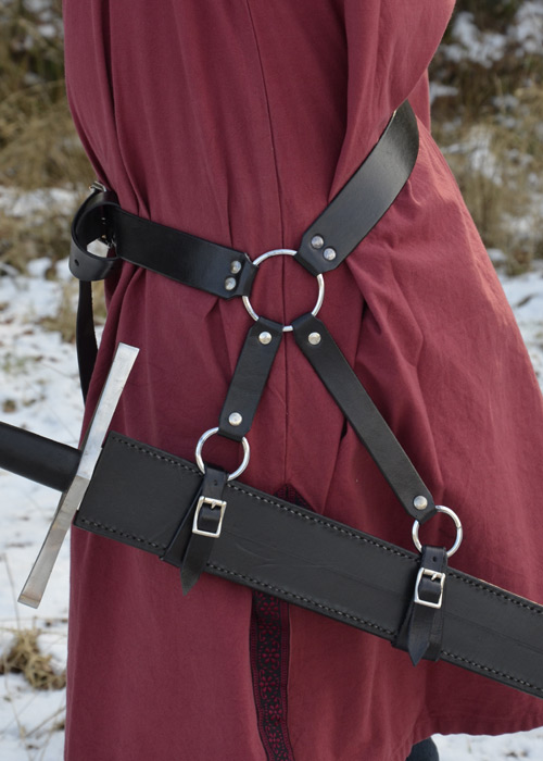 Ceinture d'épée médiévale