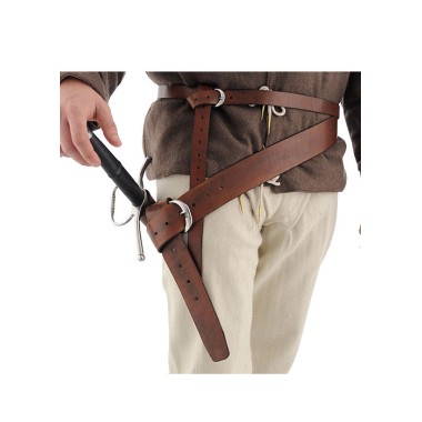 Ceinture d'épée médiévale