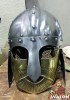 Casque Viking - Casque Viking avec masque en laiton