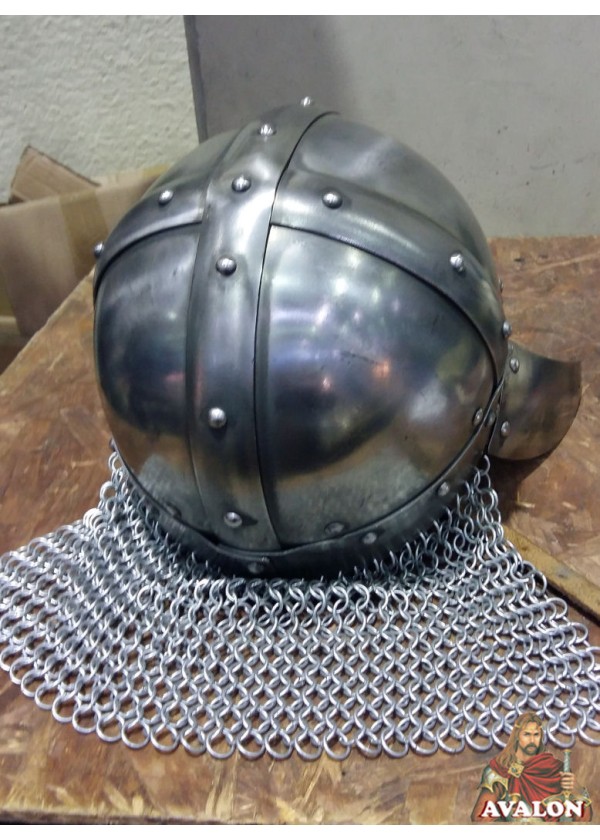 Casque Viking - Casque Viking avec masque en laiton