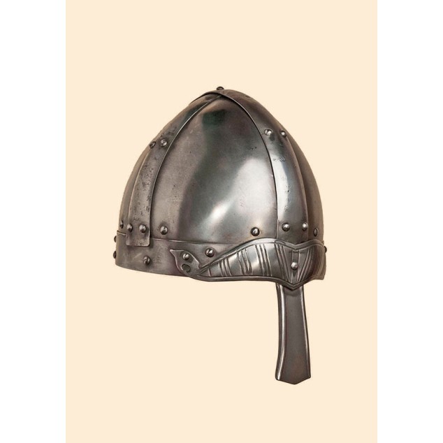 Casque Médiéval à Nasal - Casque Viking