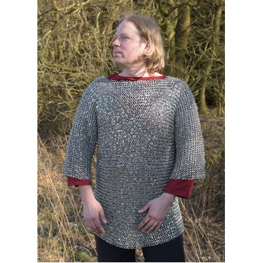 Haubergeron rivetée et zinguée - Cotte de mailles