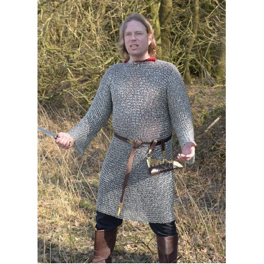 Haubert rivetée zinguée - Cotte de mailles