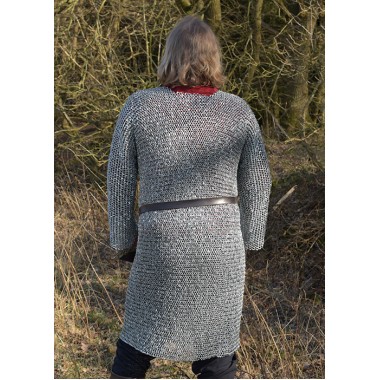 Haubert rivetée zinguée - Cotte de mailles