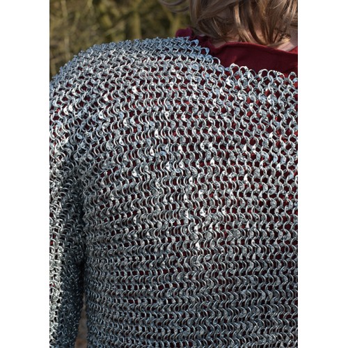 Haubert rivetée zinguée - Cotte de mailles