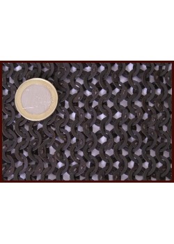 Colletin de Maille, Anneau Rivets Plat