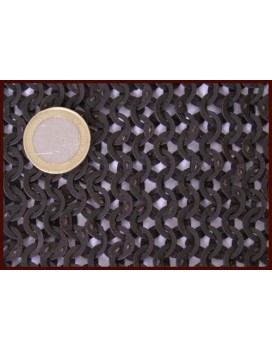 Colletin de Maille, Anneau Rivets Plat