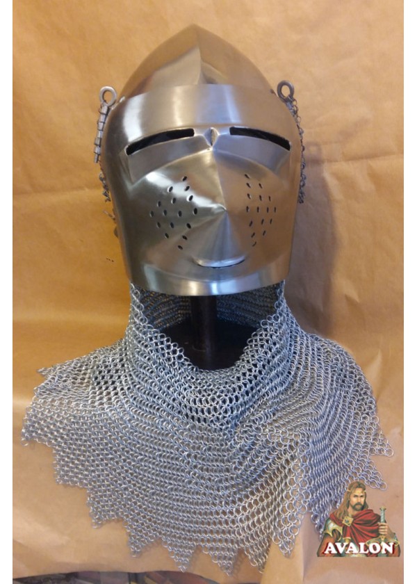 Casque Bassinet Médiéval - Hundsgugel