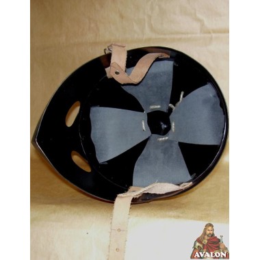 Heaume à Timbre Plat - Heaume Médiéval