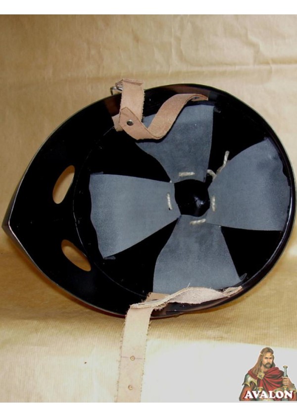 Heaume à Timbre Plat - Heaume Médiéval
