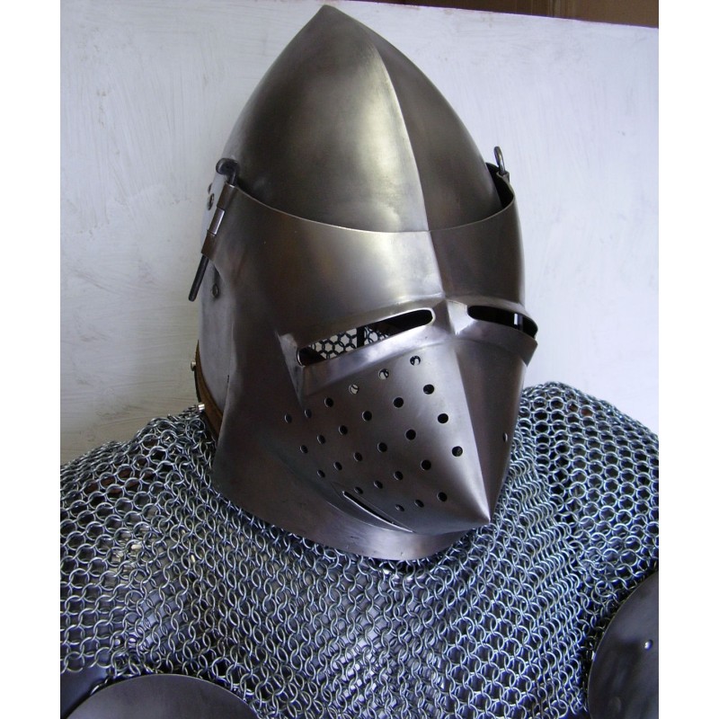 Casque Bassinet Médiéval à bec