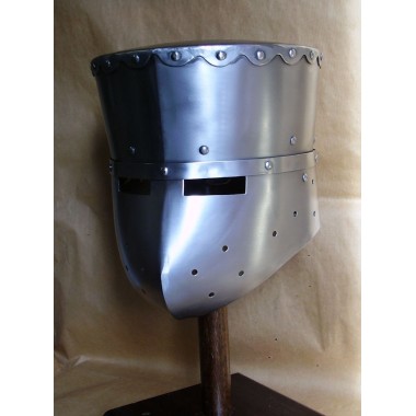 Heaume de Croisé - Heaume à timbre Plat