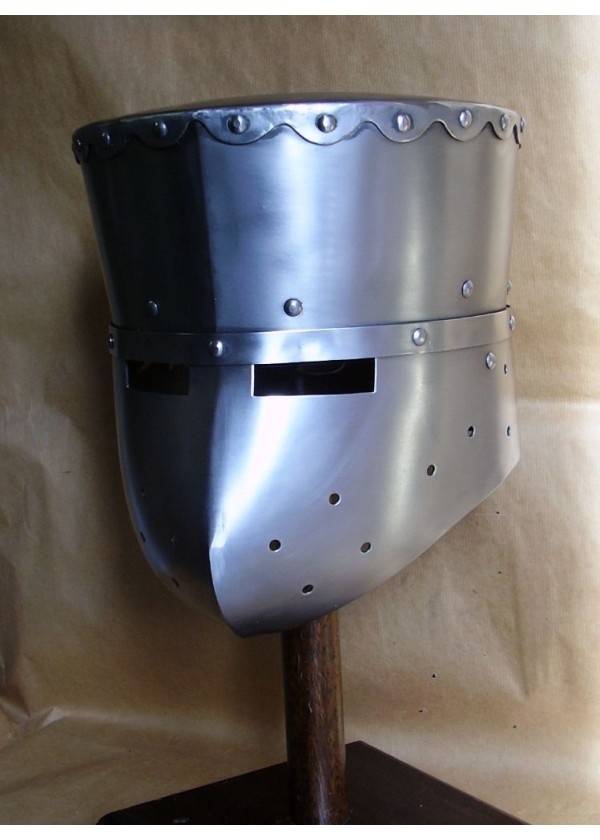 Heaume de Croisé - Heaume à timbre Plat