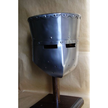 Heaume de Croisé - Heaume à timbre Plat