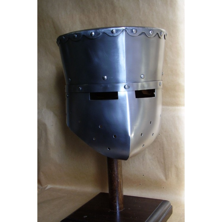 Heaume de Croisé - Heaume à timbre Plat