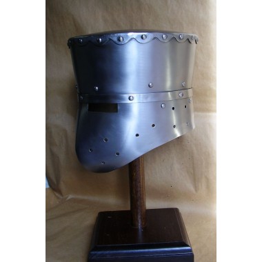Heaume de Croisé - Heaume à timbre Plat