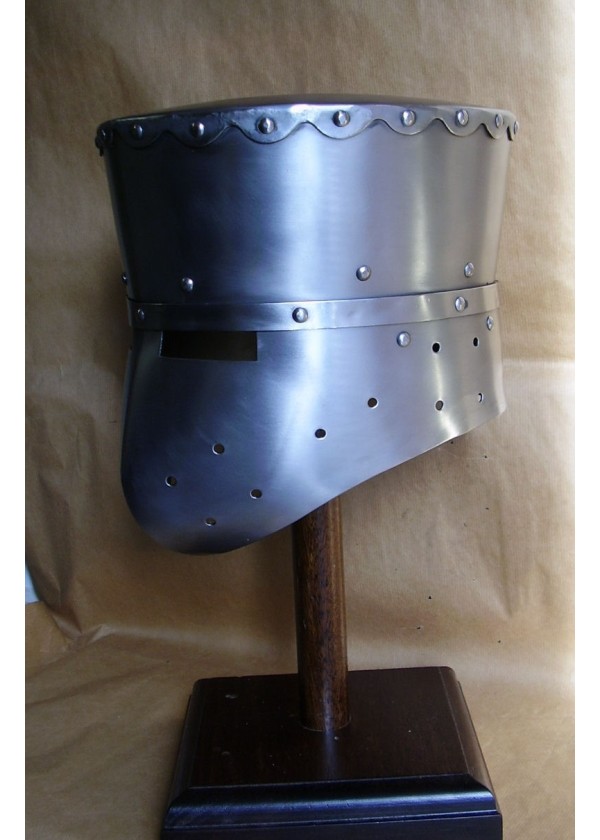 Heaume de Croisé - Heaume à timbre Plat
