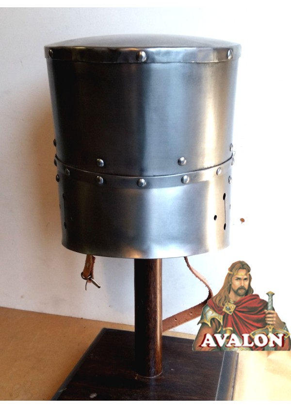 Casque Templier - Grand Heaume Médiéval