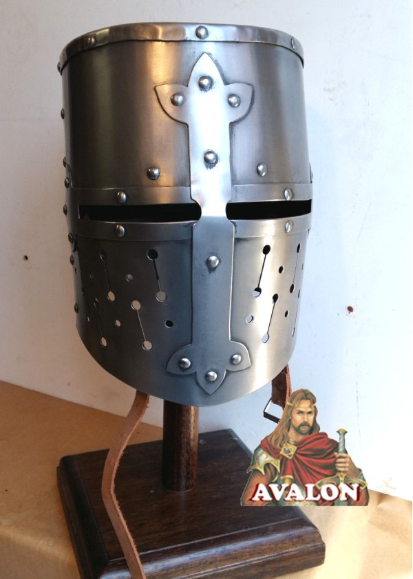 Casque Templier - Grand Heaume Médiéval