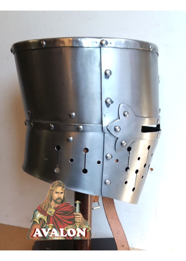 Casque Templier - Grand Heaume Médiéval