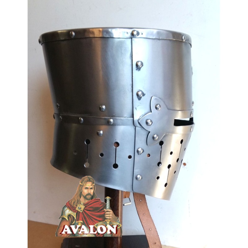 Casque Templier - Grand Heaume Médiéval