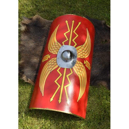 Bouclier Romain - Scutum des légionnaires Umbo en acier