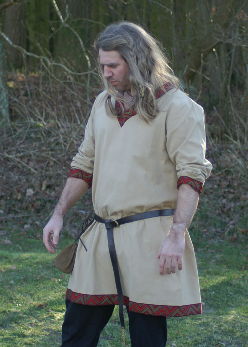 Tunique Viking - Tunique en coton, beige