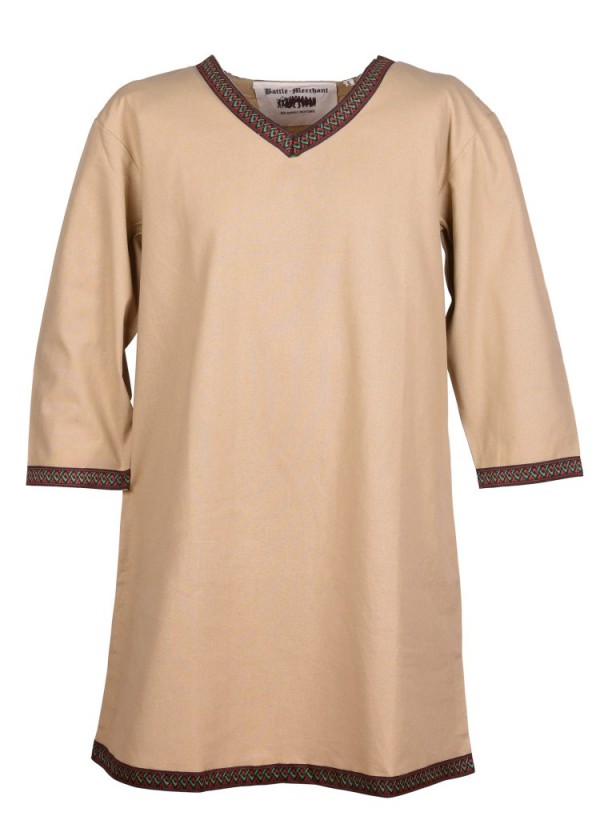 Tunique Viking - Tunique en coton, beige