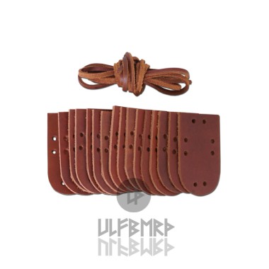 Kit d'extension pour armure lamellaire en cuir