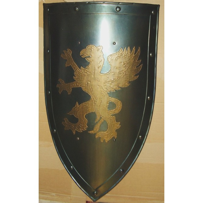 Bouclier médiévale avec griffon