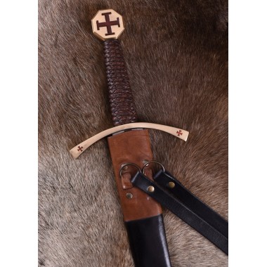 Épée Templière - Épée templière avec gaine