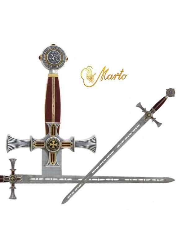 Épée Templière Damascène