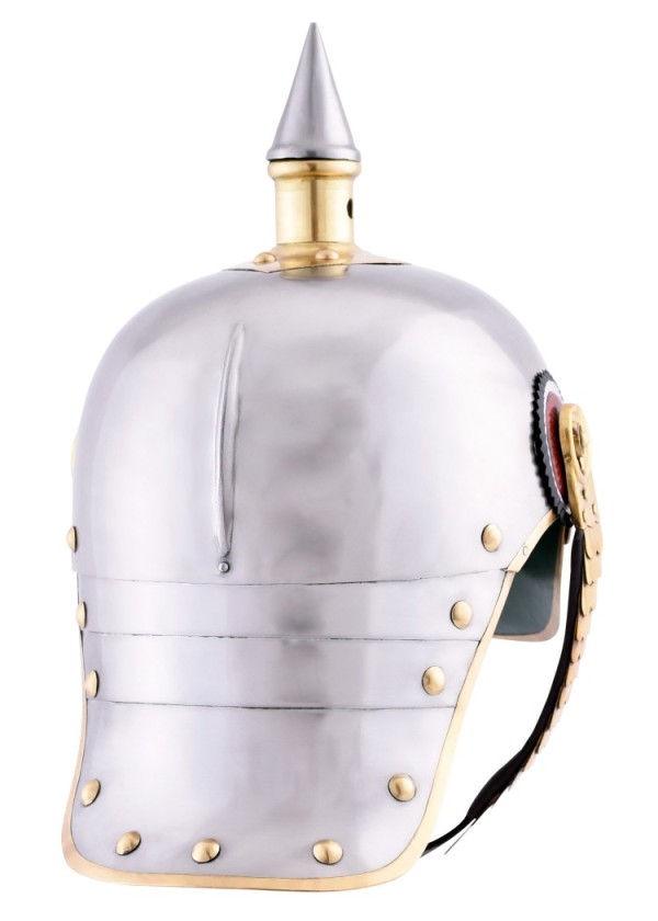 Casque prussien en acier