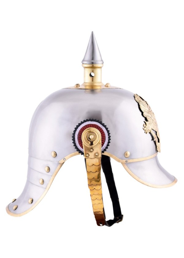 Casque prussien en acier