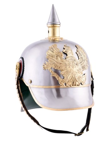 Casque prussien en acier