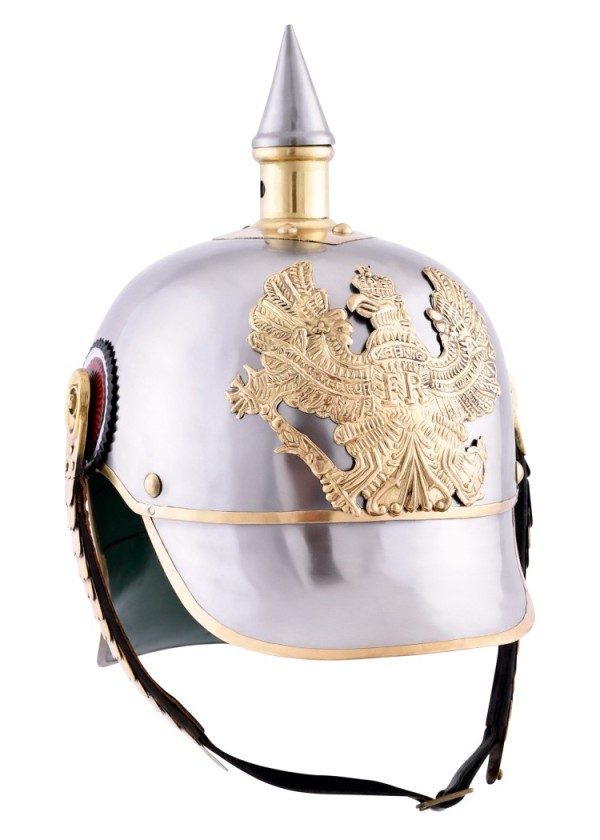 Casque prussien en acier