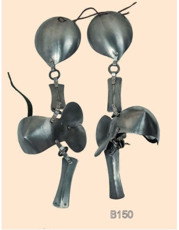Paire de spalières médiévale