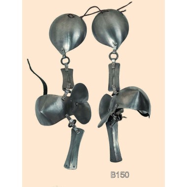 Paire de spalières médiévale