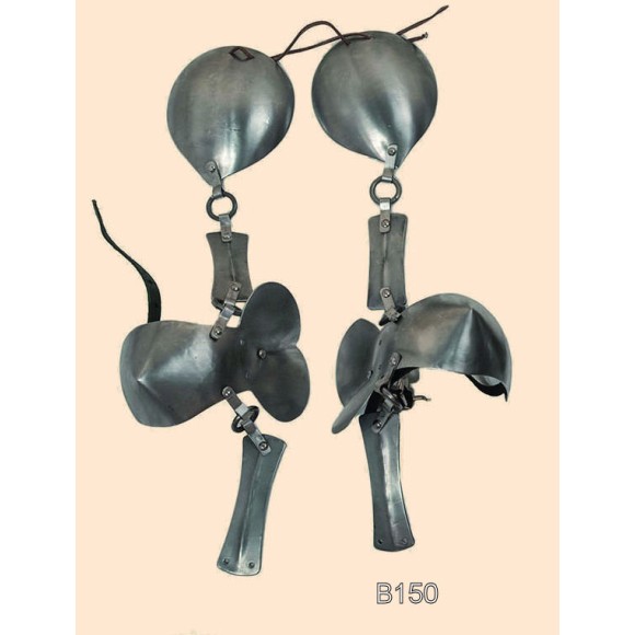 Paire de spalières médiévale