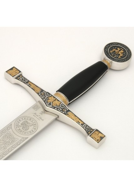 Épée Excalibur avec ornements dorés, Marto