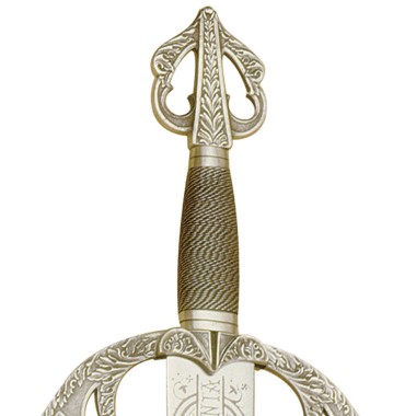 Épée El Cids Tizona, couleur argent, Marto